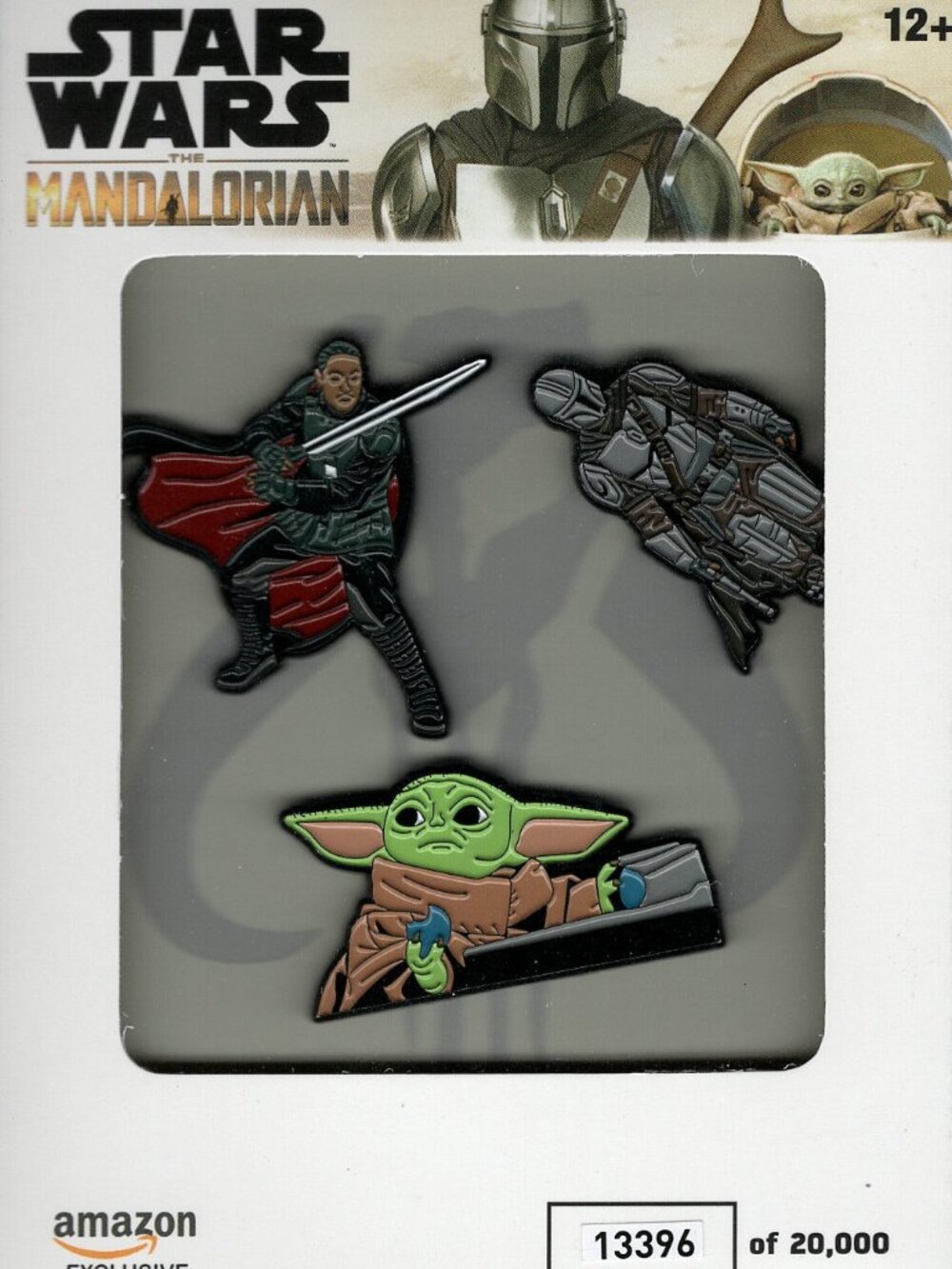 Star Wars Mandalorian Season 2 Enamel Set of 3 Pins Amazon Exclusive LE 20k NIB